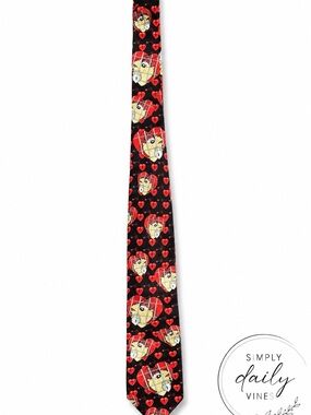Vintage 1997 Looney Tunes Taz Sentence Heart Necktie NWT